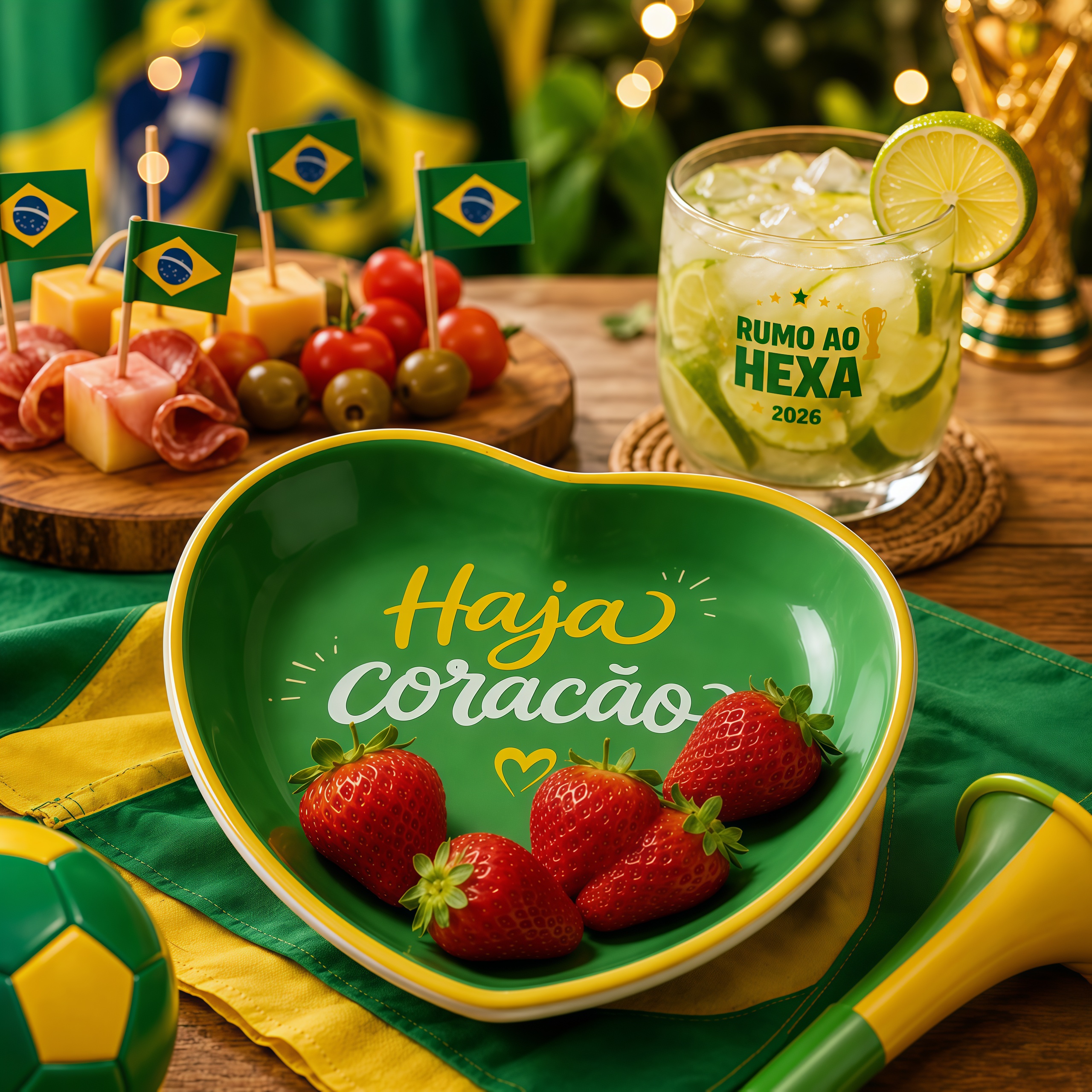 Prato De Vidro Coração Haja Coração Copa Do Mundo Futebol