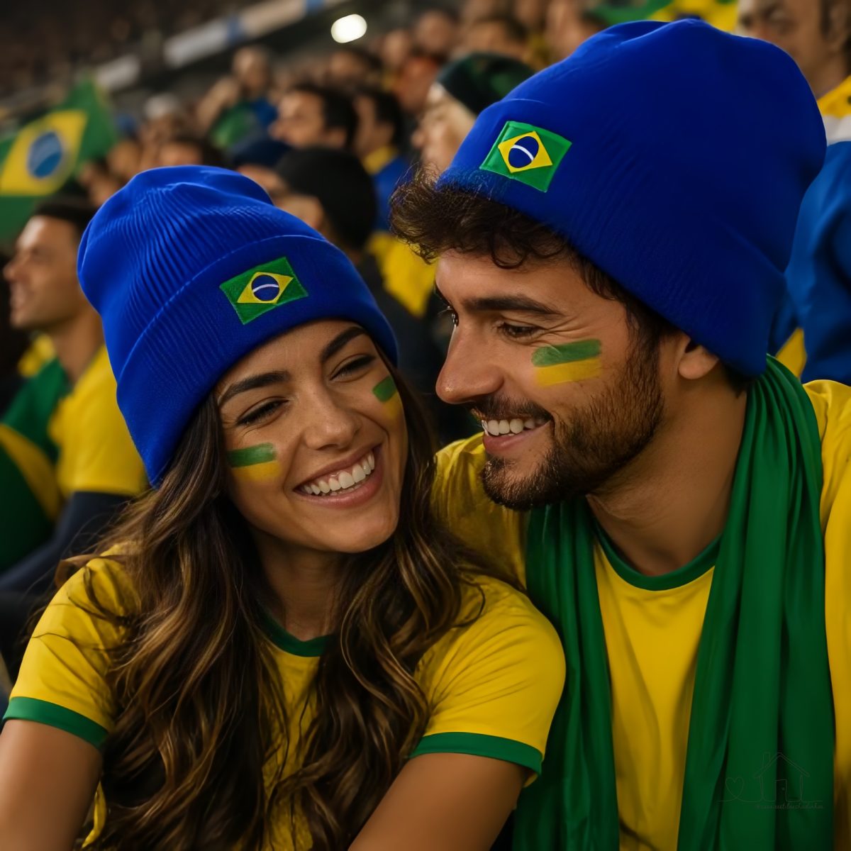 Touca Lã Unissex Quentinha Inverno - Copa Brasil