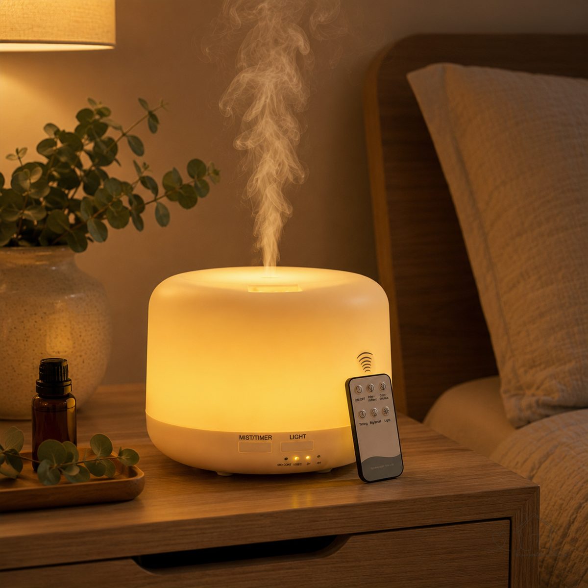 Umidificador de Ar Ultrassônico Difusor de Aromas