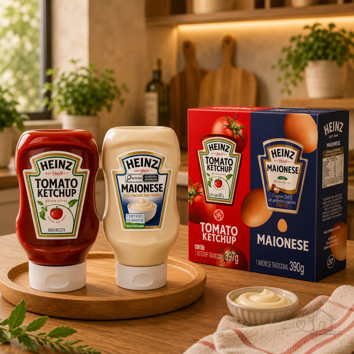 Heinz Pack Ketchup 397G + Maionese 390G