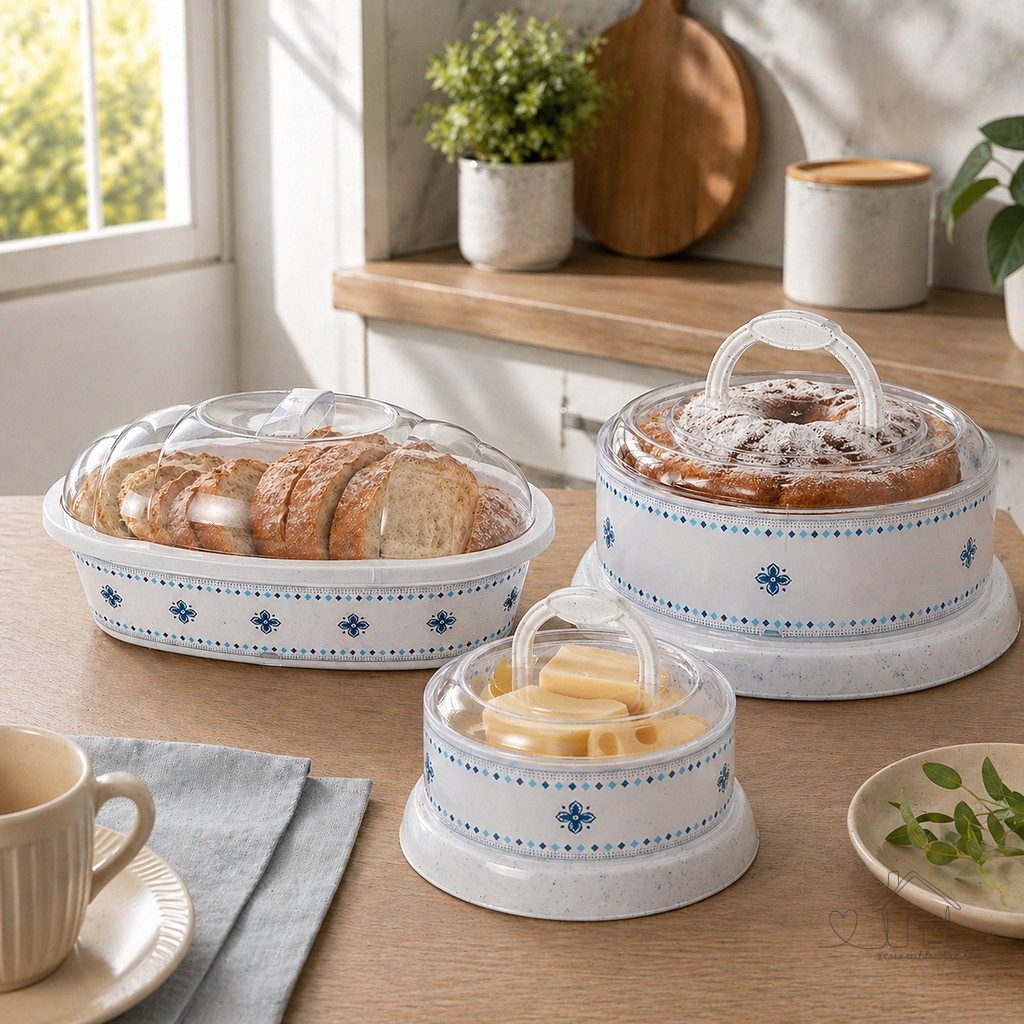 Boleira, Queijeira ou Porta-Pão Modelo Flores – Escolha o Produto