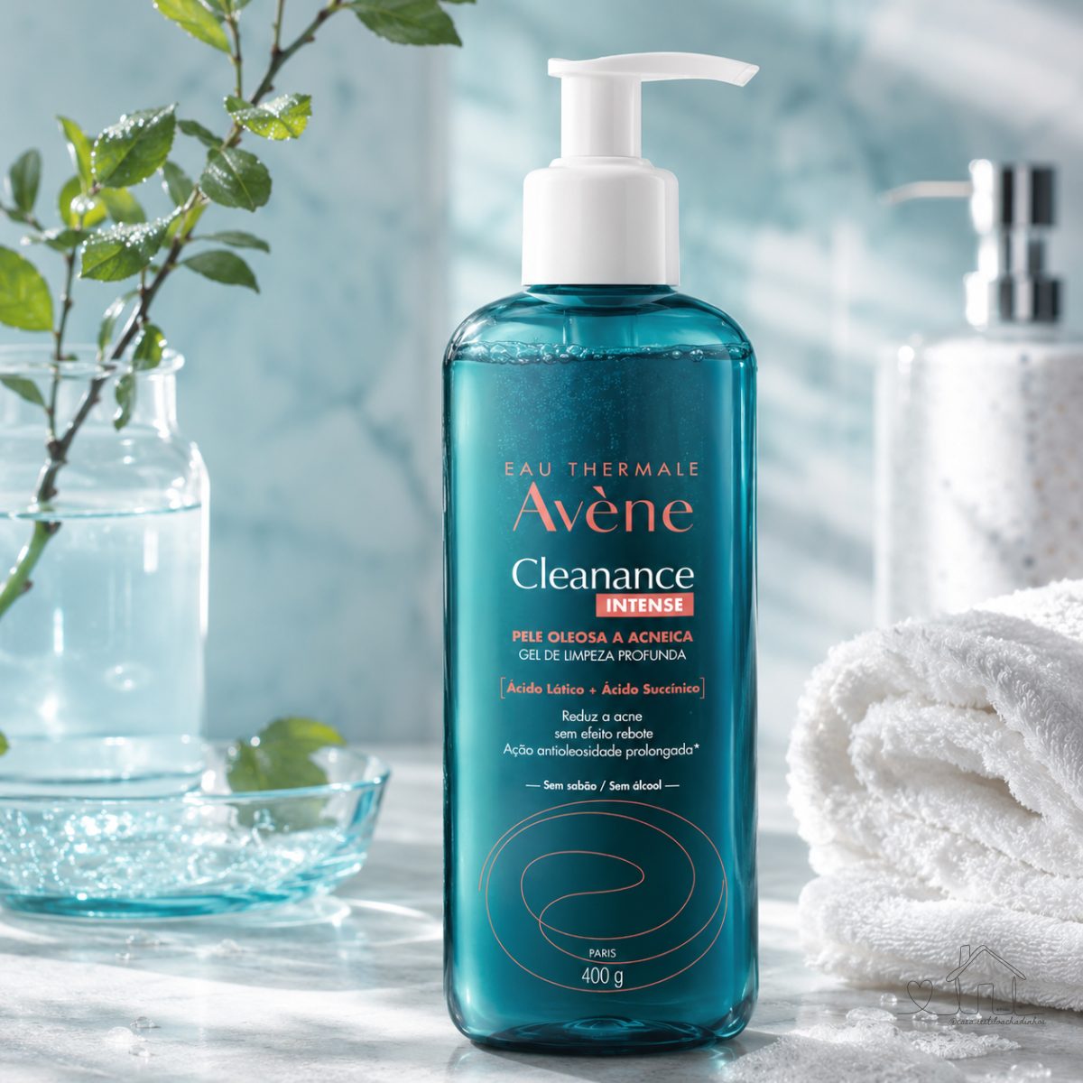 Gel de Limpeza Facial Avène Cleanance Intense Pele Oleosa 400g