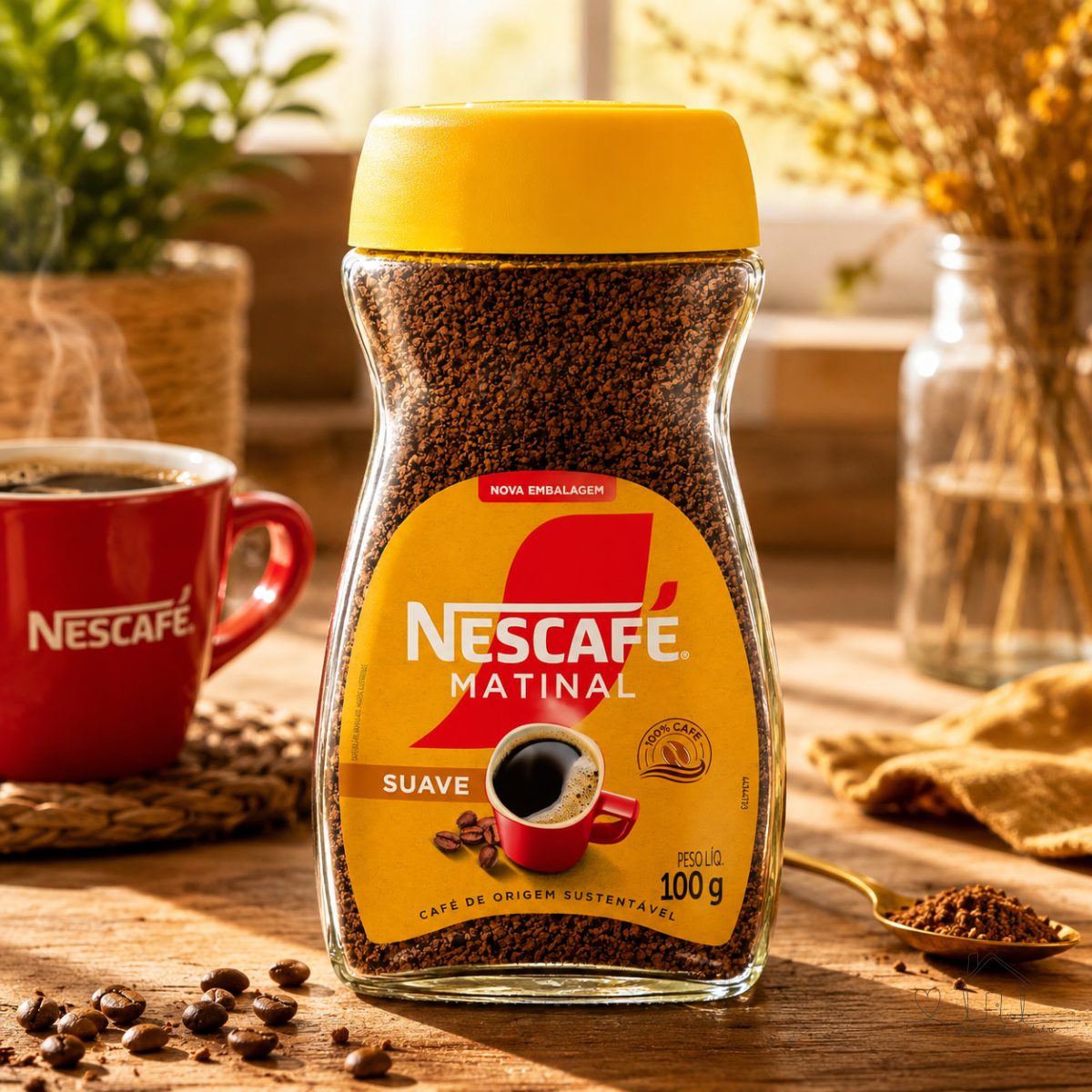 Nescafé, Café Solúvel, Matinal, Suave, 100g