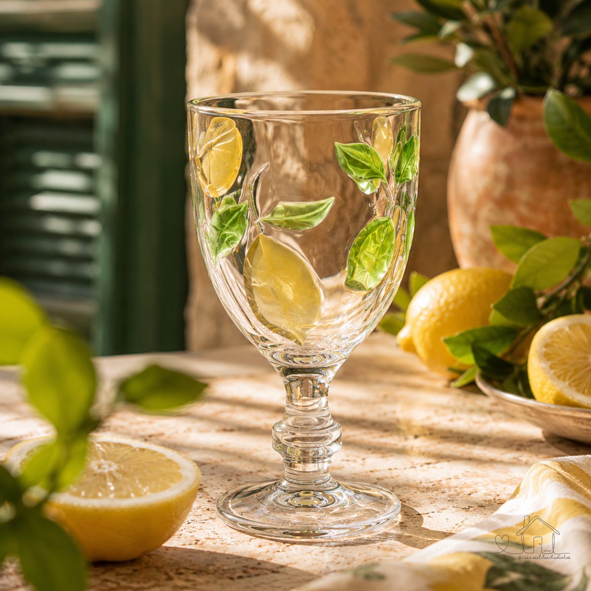 Taça de Vidro Limão 350ml - Tuut