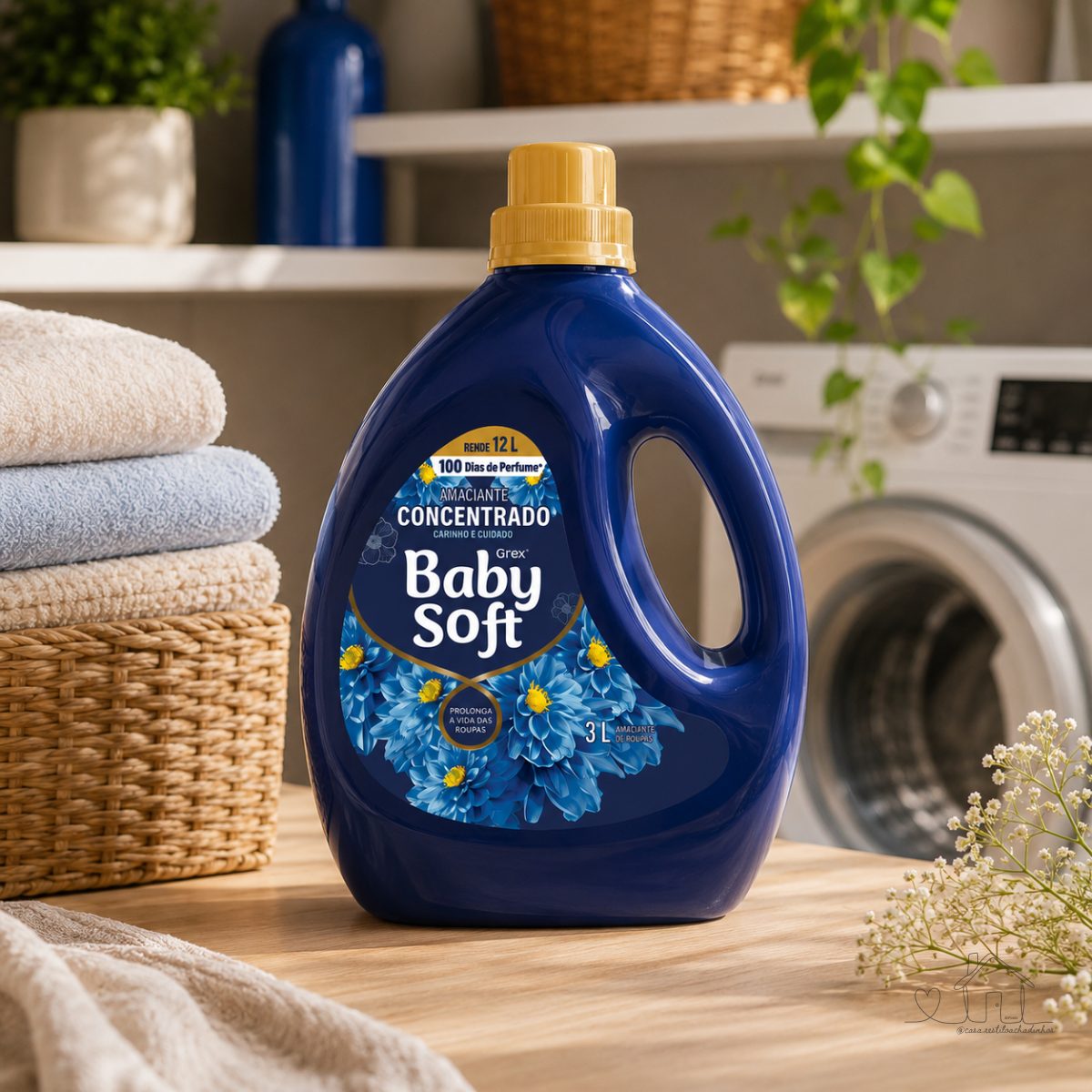 Amaciante Concentrado Baby Soft Carinho e Cuidado - 3L