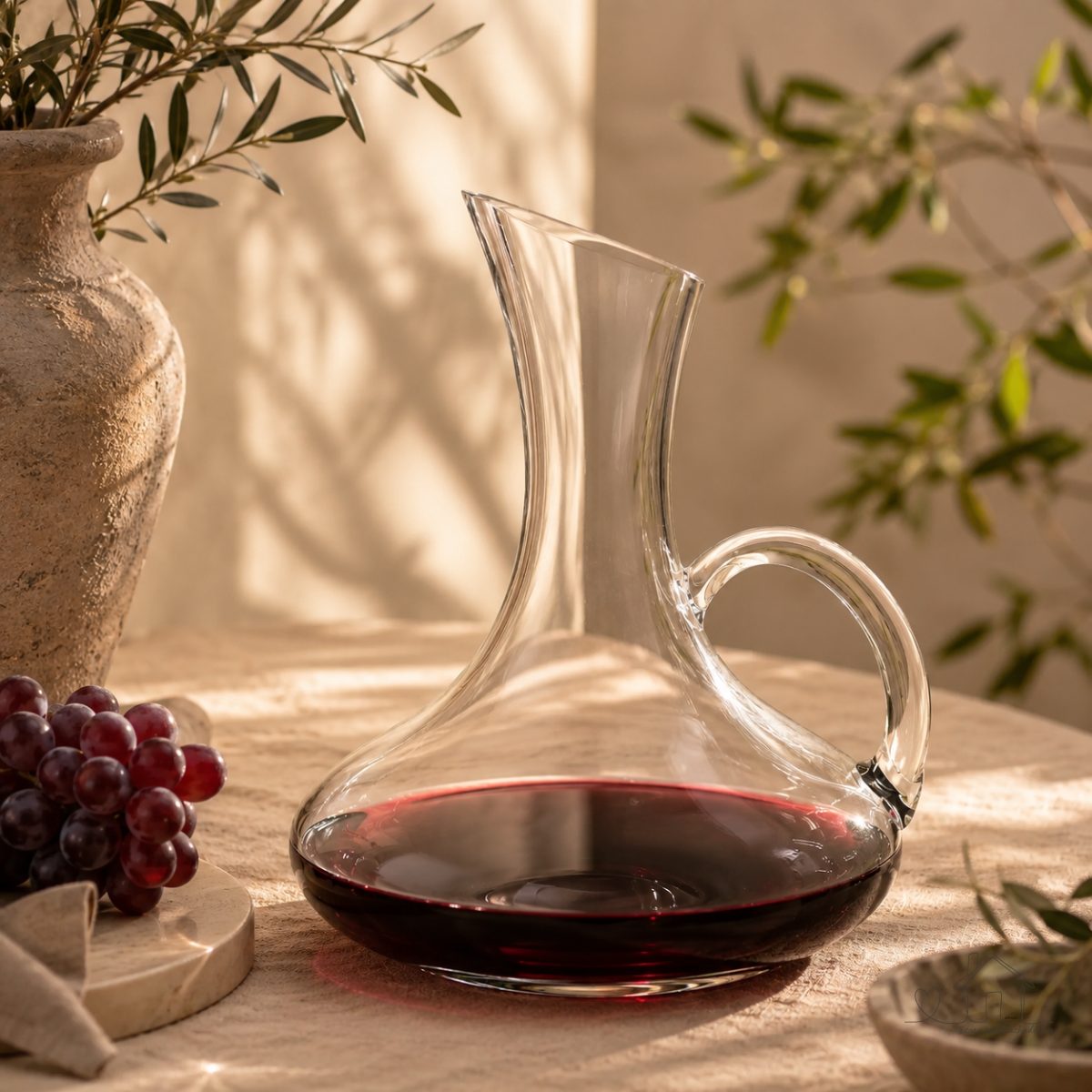 Decanter Aerador de Vinho Vidro Transparente 1,5L - Montrix