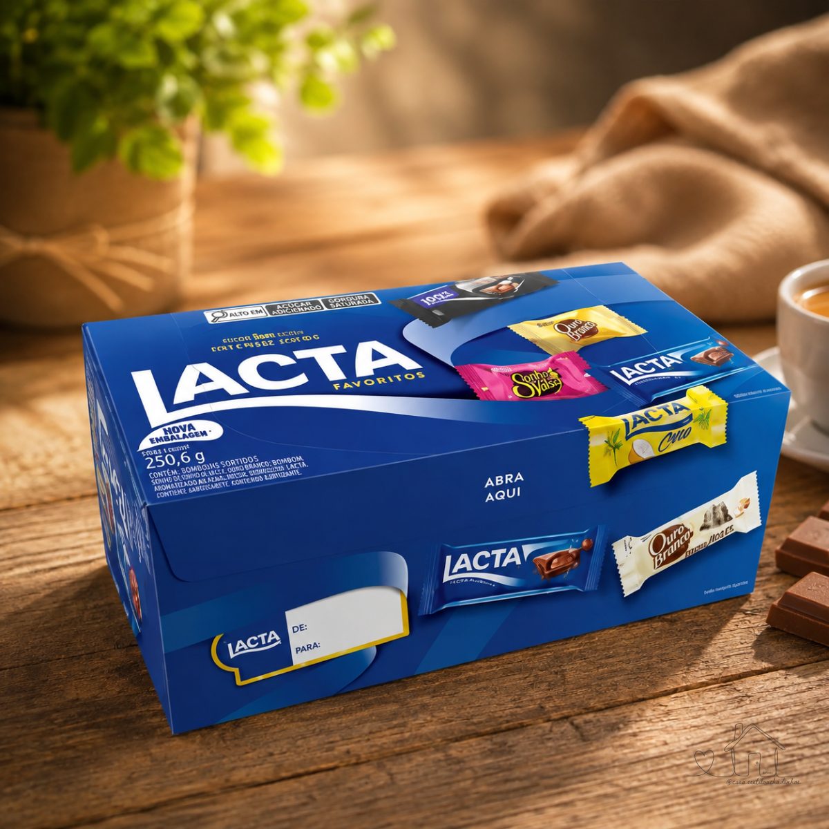 Caixa de Chocolates Variedades Favoritos 250,6g Lacta