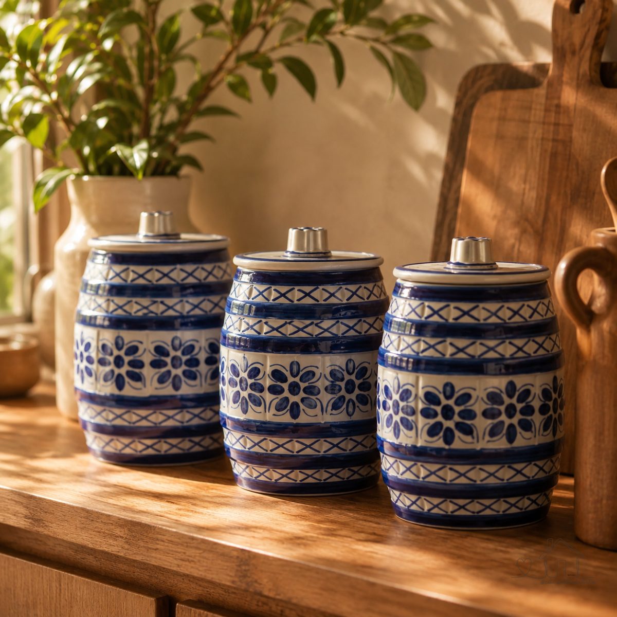 Pote Porcelana Monte Sião Açucar Bolacha Porta Mantimento (unidade)