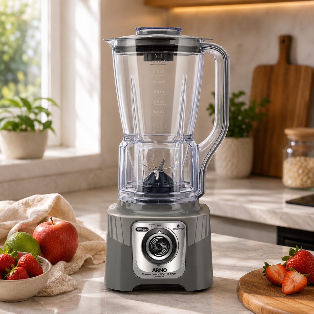 Liquidificador Arno Power Max XXL Cinza 2,25 LITROS 220V-  2200W