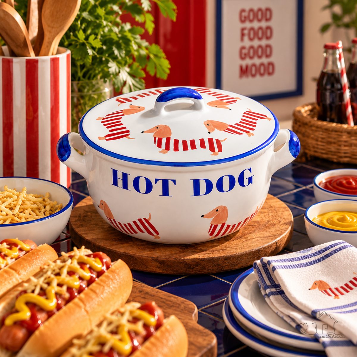 Terrina Redonda com Tampa Hot Dog