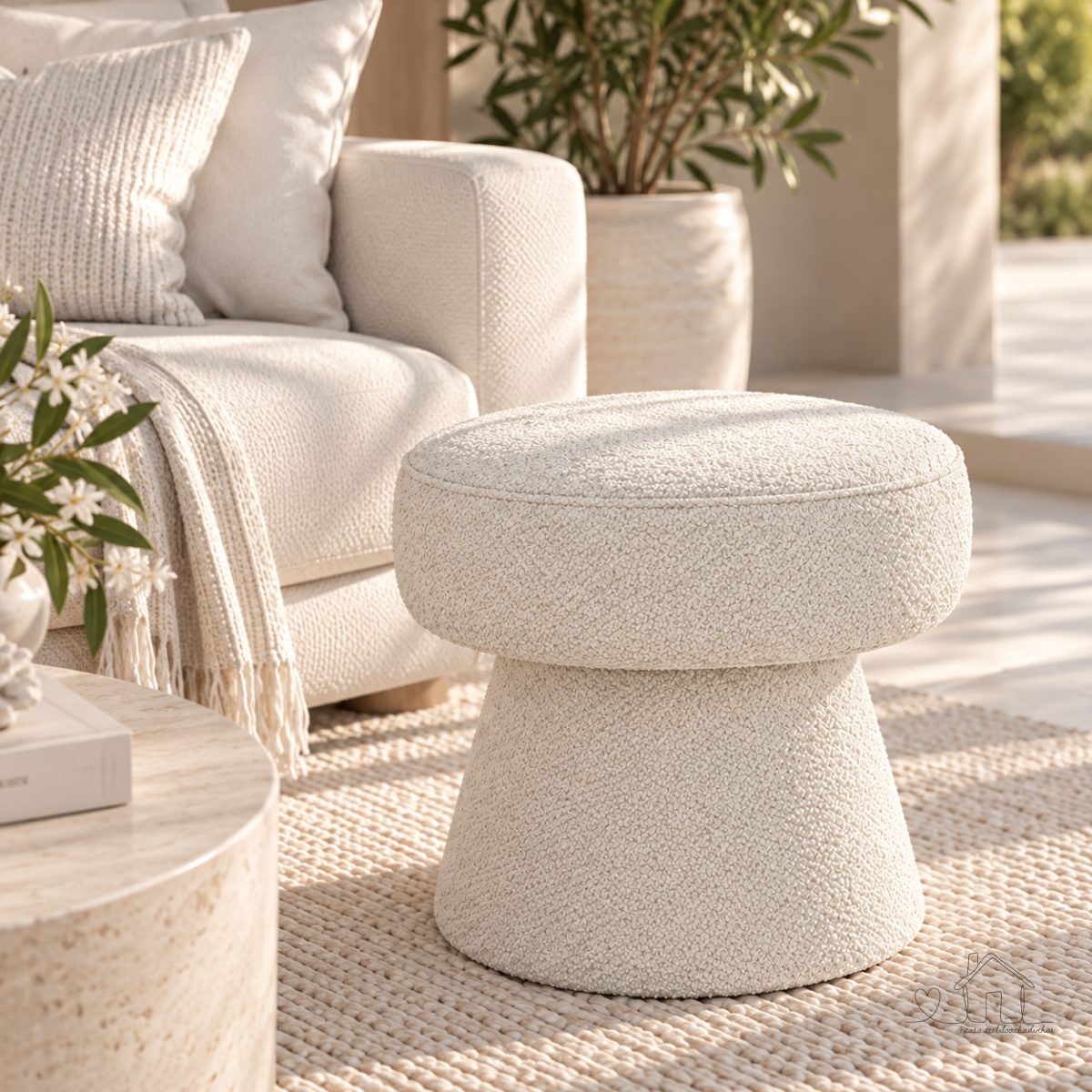 Puff Velar Bouclê Off White