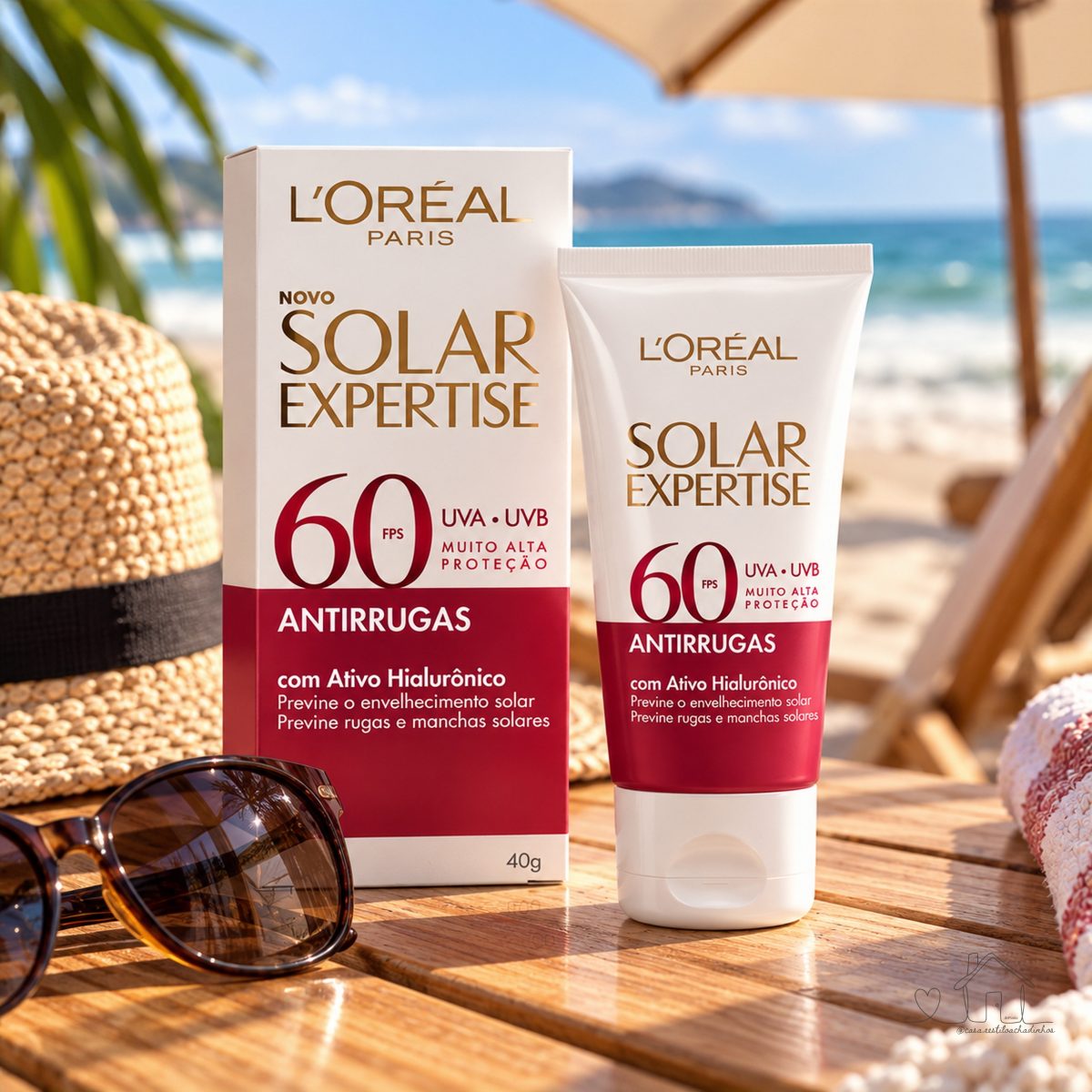 Protetor Solar Facial FPS 60 com Ativo Hialurônico