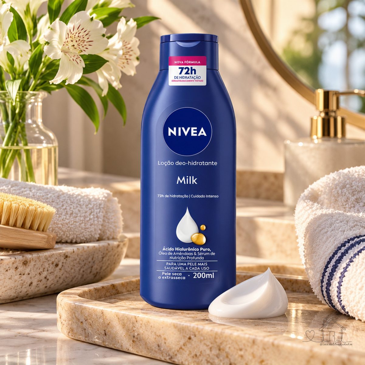 NIVEA Loção Hidratante Milk Pele Seca a Extrasseca 200ml