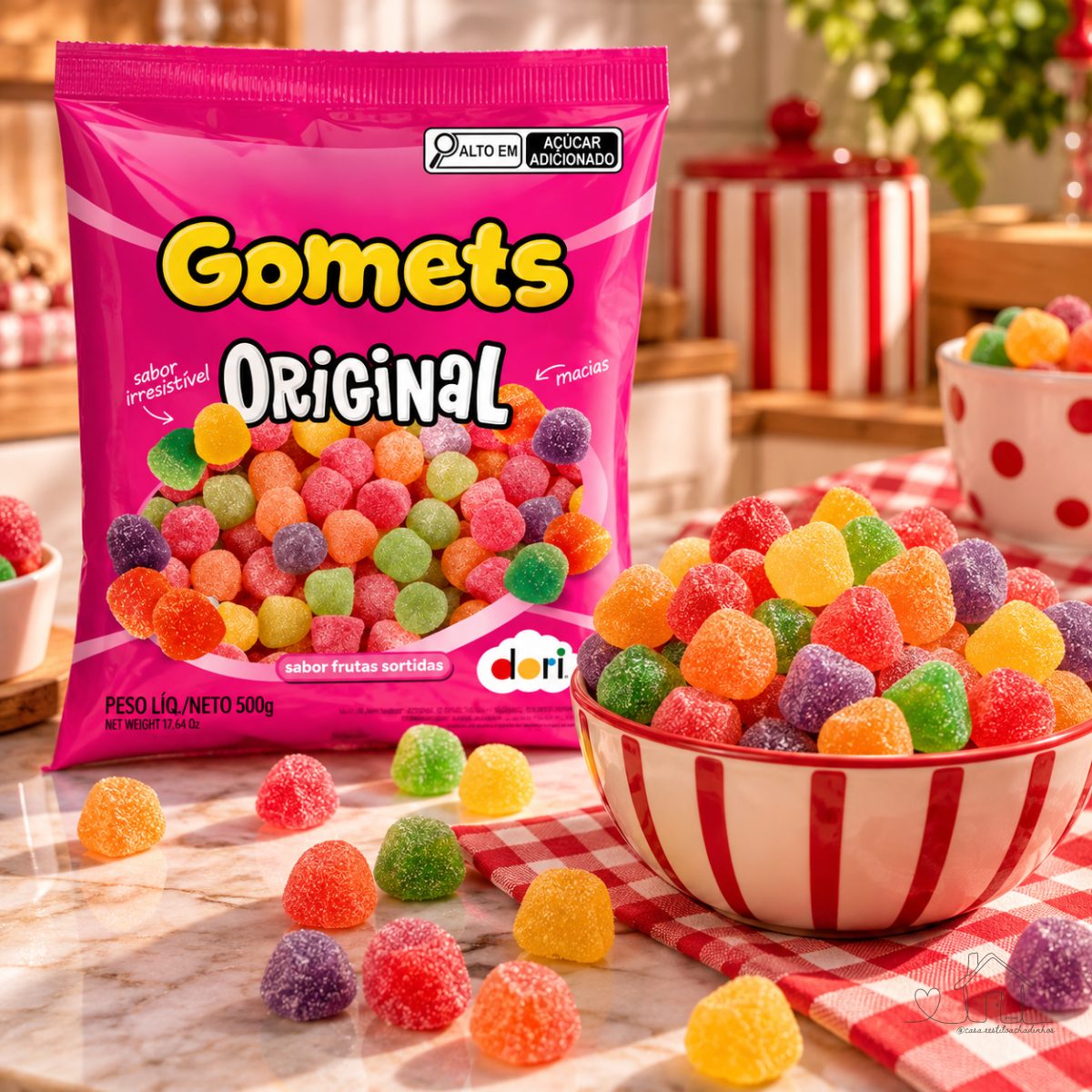 Goma Gomets Sortido Dori 500g