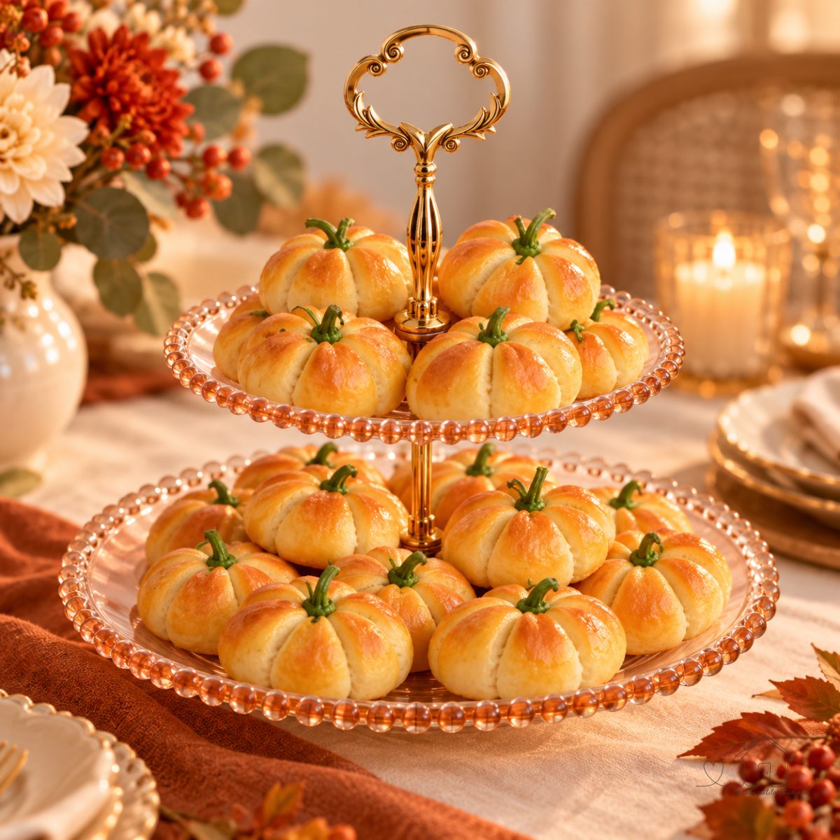 Prato duplo Cristal Doces Pearl Âmbar Wolff 32x24cm